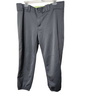 Mizuno Baseball Pants Women Size XL Gray Color